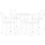 vidaXL 3070609 Bistro Set, 1 Table incl. 4 Chairs