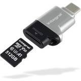 Integral USB-C 3.1 Card Reader for microSD