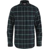 Fjällräven Övik Comfort Flannel Shirt - Dark Navy/Arctic Geen