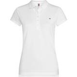 Women Polo Shirts Tommy Hilfiger Women Core Heritage Polo Shirt - Classic White
