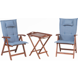 Rectangular Bistro Sets Beliani Toscana Bistro Set, 1 Table incl. 2 Chairs