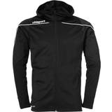 Uhlsport Stream 22 Track Hood Jacket Unisex - Black/White