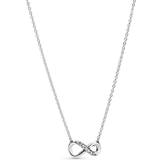 Necklaces Pandora Sparkling Infinity Collier Necklace - Silver/Transparent
