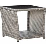 Synthetic Rattan Outdoor Coffee Tables Garden & Outdoor Furniture vidaXL 46068