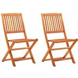 Wood Patio Chairs Garden & Outdoor Furniture vidaXL 312451 2-pack Garden Dining Chair