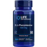 L-Tyrosine Supplements Life Extension D, L Phenylalanine 500mg 100 pcs