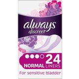 Always Menstrual Pads Always Discreet Liners 24-pack