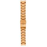 Stainless Steel Watch Straps Bobroff BFS002 Watch Strap 22mm - Rose Gold