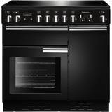 90cm - Dual Fuel Ovens Induction Cookers Rangemaster PROP90EIGB/C Professional Plus 90cm Induction Black
