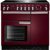 90cm - Electric Ovens Cookers Rangemaster PROP90ECCY/C Professional Plus 90cm Electric Ceramic Red