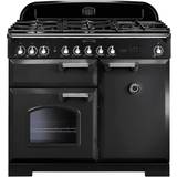 Electric Ovens Cookers Rangemaster CDL100DFFCB/C Classic Deluxe 100cm Dual Fuel Black