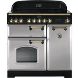 90cm - Electric Ovens Cookers Rangemaster CDL90ECRP/B Classic Deluxe 90cm Electric Ceramic Grey