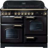 110cm - Electric Ovens Ceramic Cookers Rangemaster CDL110ECBL/B Classic Deluxe 110cm Electric Black