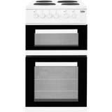 50cm - Electric Ovens Cast Iron Cookers Beko KD533AW White