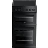 A+++ fridge freezer frost free Beko EDVC503B Black, Silver