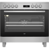 90cm Ceramic Cookers Beko GF17300GXNS Stainless Steel