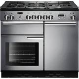 100cm - Dual Fuel Ovens Gas Cookers Rangemaster PROP100DFFSS/C Stainless Steel