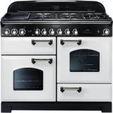 110cm Cookers Rangemaster CDL110DFFWH/C Classic Deluxe 110cm Dual Fuel White
