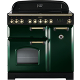 90cm - Dual Fuel Ovens Induction Cookers Rangemaster CDL90EIRG/B Classic Deluxe 90cm Electric Induction Green