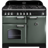 100cm Gas Cookers Rangemaster CDL100DFFMG/C Classic Deluxe 100cm Dual Fuel Green