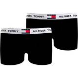 Tommy Hilfiger Organic Cotton Logo Trunks 2-pack - Black/Black (UB0UB00289)