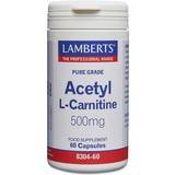 Amino Acids on sale Lamberts Acetyl L-Carnitine 500mg 60 pcs