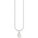 White Necklaces Thomas Sabo Pearl Necklace - Silver/Pearl