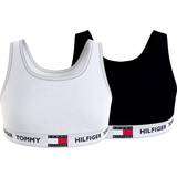 Tommy Hilfiger 2pk 85 Flag Bra - White/Black 0WS