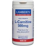 L-Carnitine Amino Acids Lamberts L-Carnitine 500mg 60 pcs