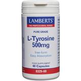 L-Tyrosine Amino Acids Lamberts L-Tyrosine 500mg 60 pcs