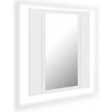 Black Bathroom Mirror Cabinets vidaXL 804948