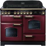 110cm - Electric Ovens Cookers Rangemaster Classic Deluxe 110 Ceramic CDL110ECCY/B Red