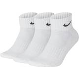 Nike S - Women Clothing Nike Cushion Training Ankle Socks 3-pack Unisex - White/Black