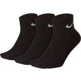 Sportswear Garment - Women Socks Nike Cushion Training Ankle Socks 3-pack Unisex - Black/White