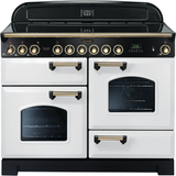 110cm - Electric Ovens Cookers Rangemaster Classic Deluxe 110 Ceramic CDL110ECWH/B White
