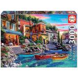 Educa Classic Jigsaw Puzzles on sale Educa Sunset in Como Italy 3000 Pieces