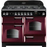 110cm - Dual Fuel Ovens Cookers Rangemaster CLA110DFFCY/C Red