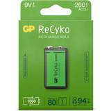 GP Batteries Batteries - Rechargeable Standard Batteries Batteries & Chargers GP Batteries ReCyko 9V 200mAh Rechargeable Battery