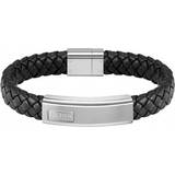 Black Bracelets HUGO BOSS Lander Bracelet - Black/Silver