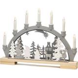 Built-In Switch Christmas Villages Konstsmide Silhouette 7 Christmas Village 45cm