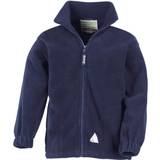 Reflectors Fleece Jackets Children's Clothing Result Kid's Full Zip Active Anti Pilling Fleece Jacket - Navy Blue