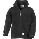Reflectors Fleece Garments Result Kid's Full Zip Active Anti Pilling Fleece Jacket - Black