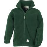 Reflectors Fleece Garments Result Kid's Full Zip Active Anti Pilling Fleece Jacket - Forest Green