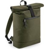 BagBase Recycled Roll-Top Backpack - Military Green