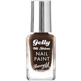 Brown Nail Polishes Barry M Gelly Hi Shine Nail Paint GNP89 Espresso 10ml