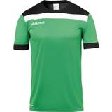 Uhlsport Offense 23 Short Sleeved T-shirt Unisex - Green/Black/White