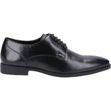 Men Low Shoes Hush Puppies Ezra Plain Toe - Black