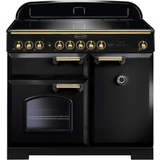 100cm - Electric Ovens Cookers Rangemaster CDL100EIBL/B Classic Deluxe 100 Induction Black