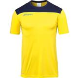Uhlsport Offense 23 Poly T-shirt Unisex - Lime Yellow/Navy/Azurblue