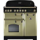 90cm - Dual Fuel Ovens Induction Cookers Rangemaster CDL90EIOG/B Green